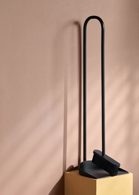 Northern Cane Broom set Feiesett, Kost og feiebrett