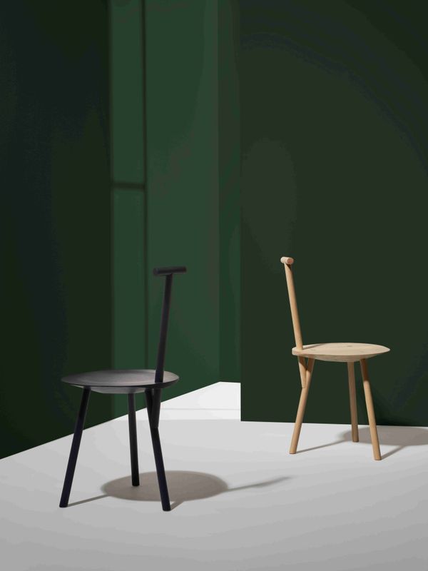 PWtbS Spade Chair Natural Ash, spisestol, stol i ask