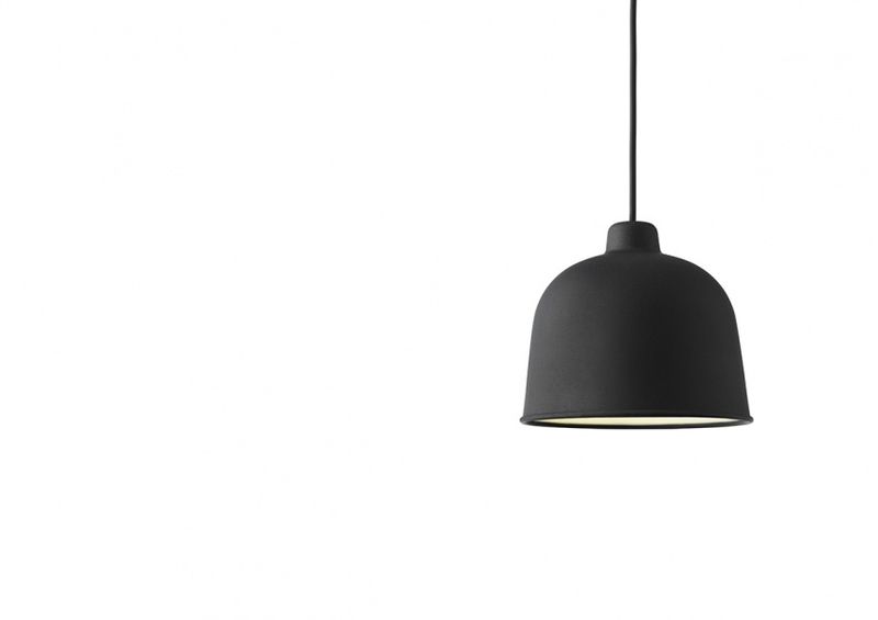 Muuto GRAIN Pendant Lamp Black, Svart Taklampe Pendel