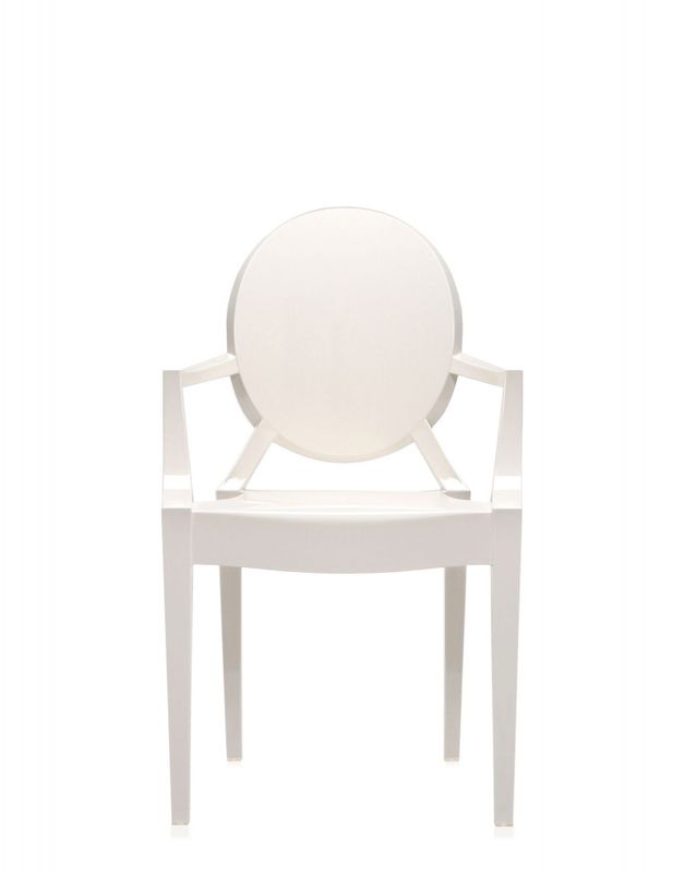 Kartell Louis Ghost spisestol, Hvit