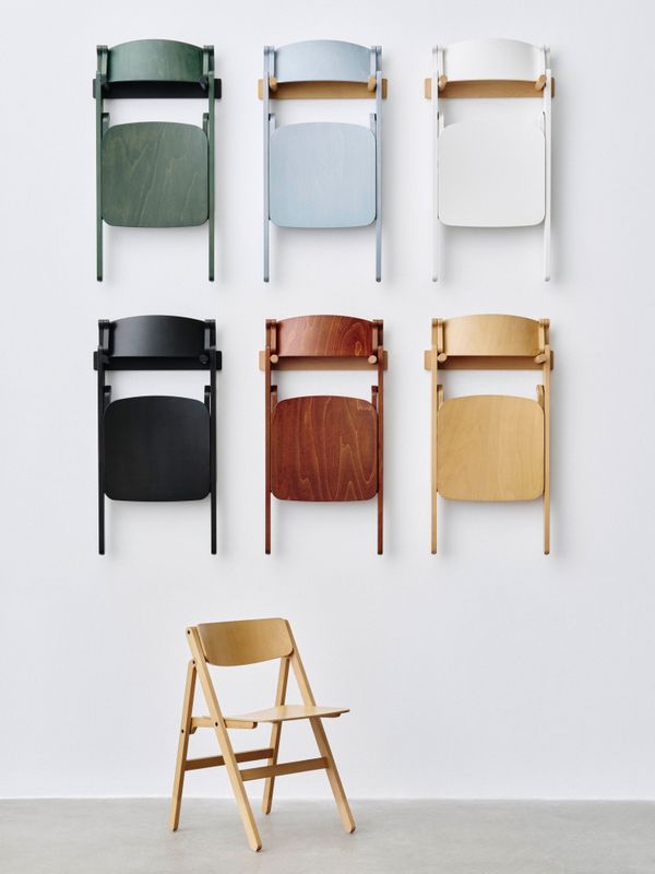 HAY Backflip Chair Bronze semi-transparent lacquered beech spisestol stol bøk