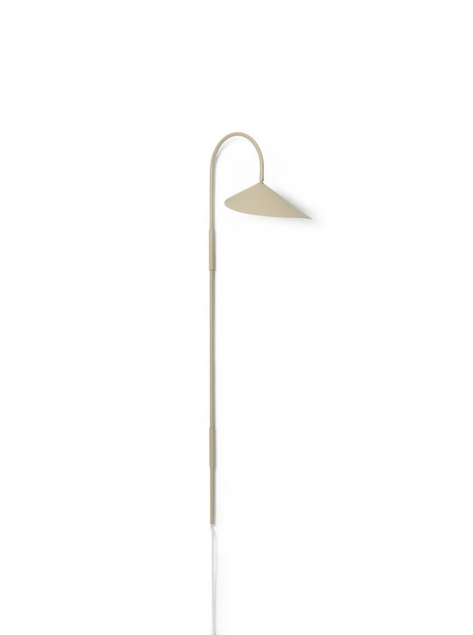 Ferm Living Arum Swivel wall lamp tall 127 cm Cashmere vegglampe
