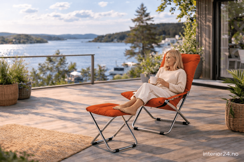 Fiam Fiesta Soft solstol, Warm Orange
