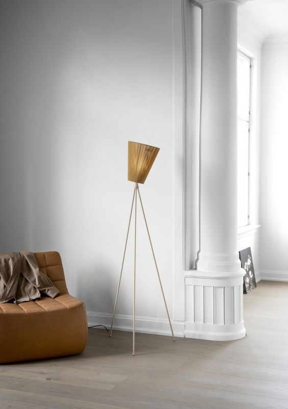 Northern Oslo Wood Floor Lamp, Gulvlampe, Shade, Lampeskjerm