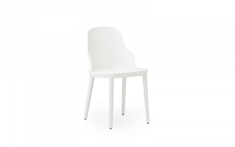 Normann Copenhagen Allez Chair PP, White, Hvit stol
