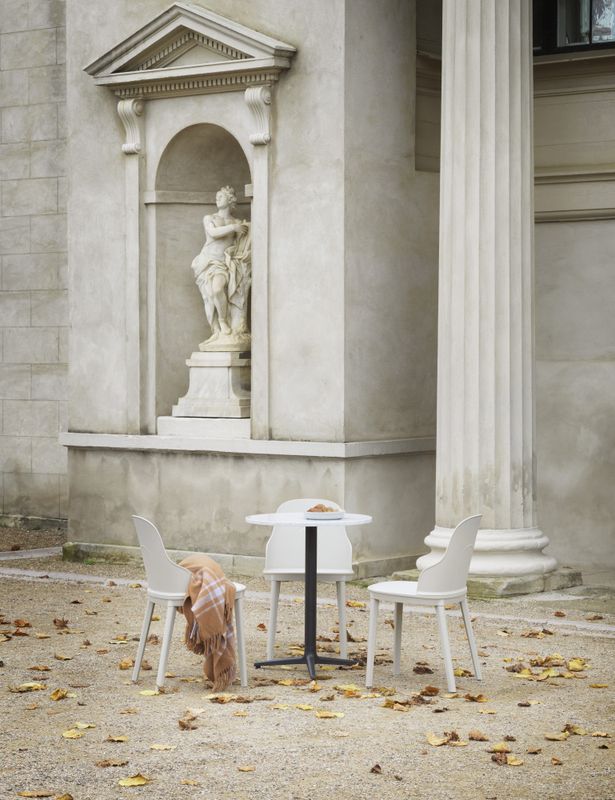 Normann Copenhagen Allez Chair PP, White, Hvit stol