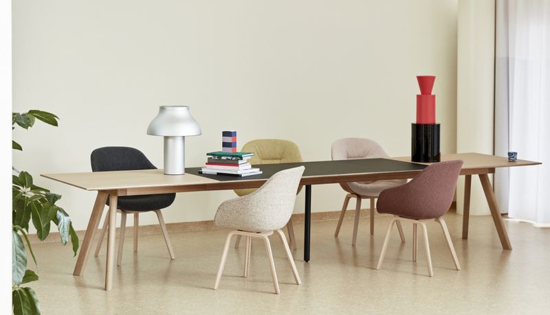 HAY CPH30 Extendable Table 250 cm Dining Oak Veneer Spisebord WB lakkert Oak Eik