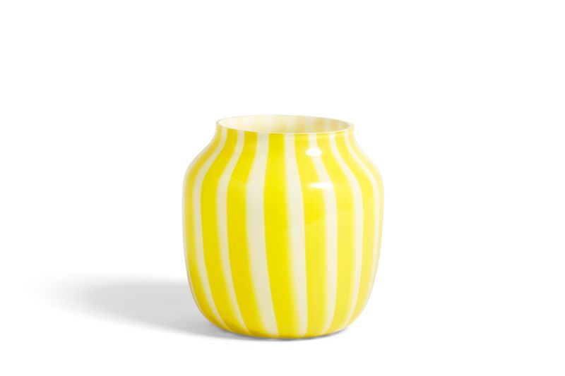 Hay Juice Vase, Wide Yellow