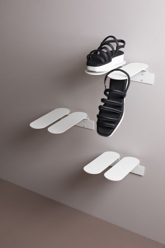 Maze Step S White, hvit skohylle