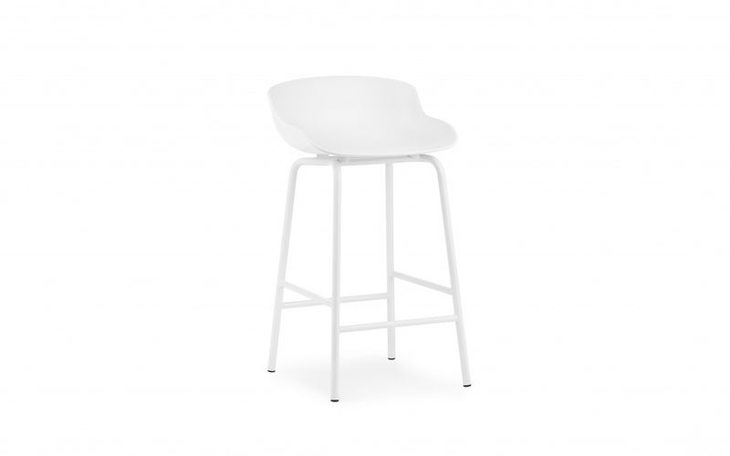 Normann Copenhagen Hyg Barstool White, Hvit barkrakk