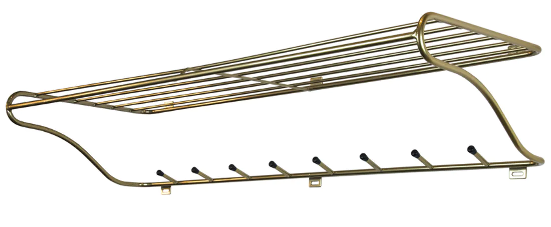 Maze Classic Hat Rack Large Matt Brass, Messing hattehylle