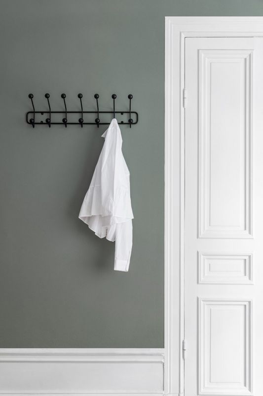 maze, Bill Horizontal Coat Rack Black, knagg og knaggrekke svart