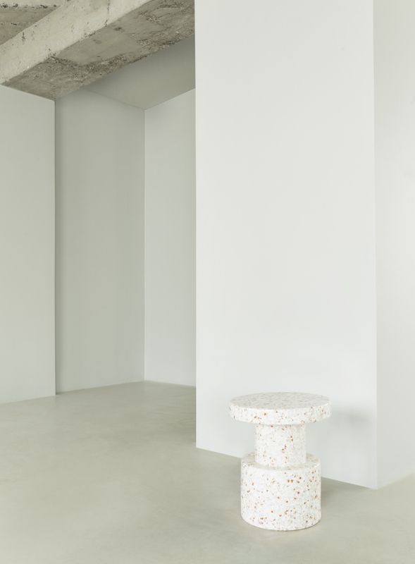 Normann Copenhagen BIT STOOL White, Hvit