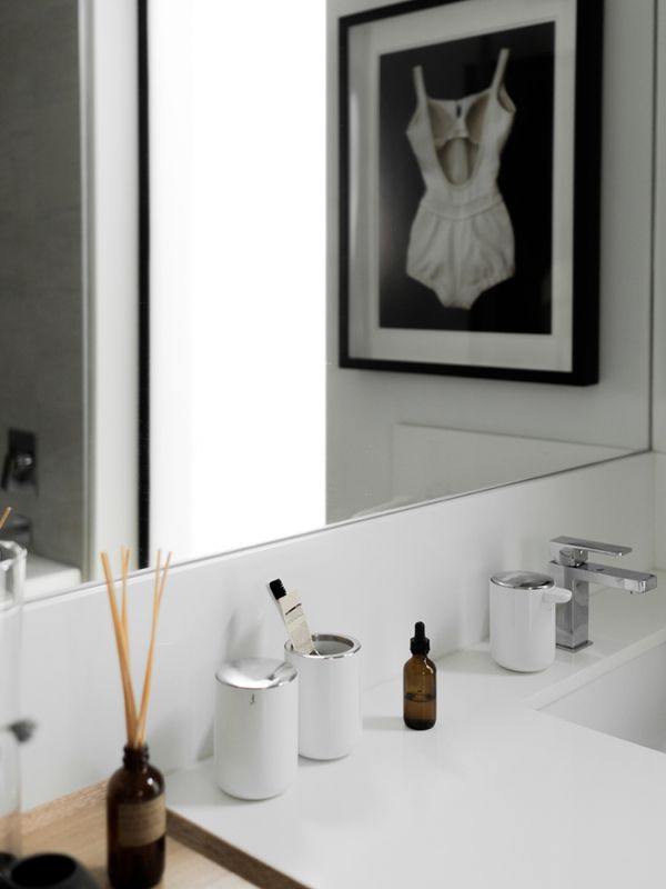 Menu Soap Pump White, Baderom såpedispenser, hvit