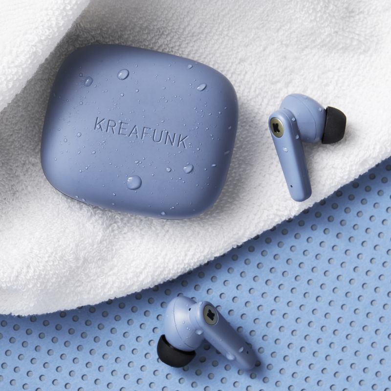 Kreafunk aSense, River Blue øretelefoner