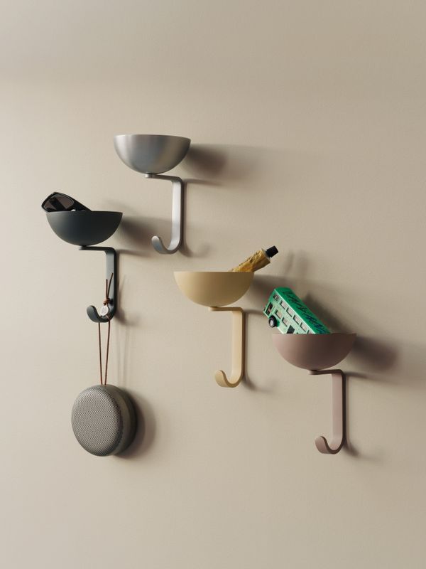 Northern Nest Wall Hook Warm Beige, Knagg
