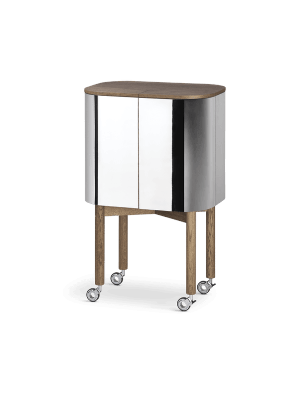 Northern Loud Bar Cabinet Smoked oak alu front Eik Barskap