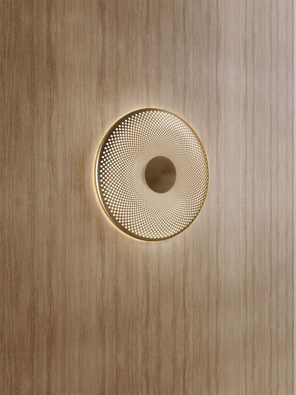Northern Glint Wall Lamp Ø 36 Brass, Messing vegglampe