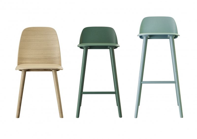 Muuto NERD Counter 65 cm Barstol, Barkrakk