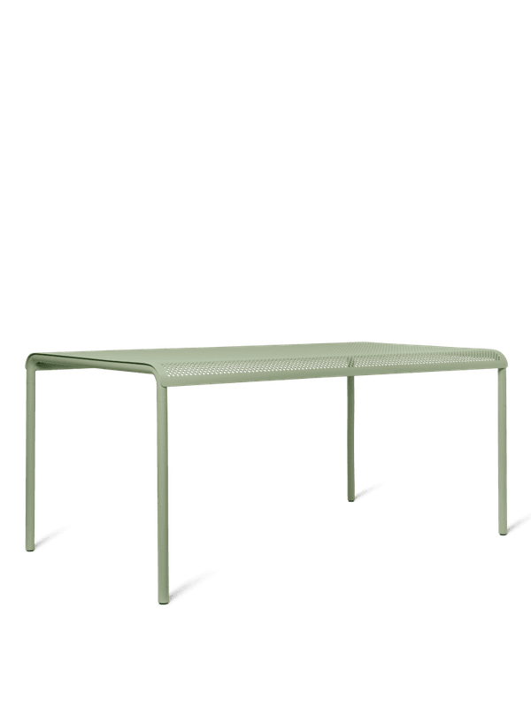 Ferm Living Dapple Dining Table - 160 x 90 - Tea Green, Grønn Utebord Spisebord