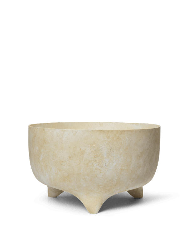 Ferm Living Evoke Pot H 27 Warm Sand Blomsterpotte Plantekasse