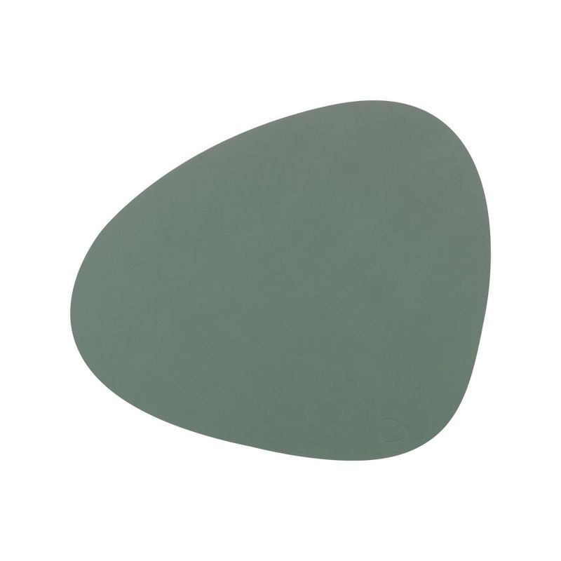LindDNA Table Mat Curve L Nupo Pastel Green 37 x 44 cm Spisebrikke Bordbrikke Pastell Grønn