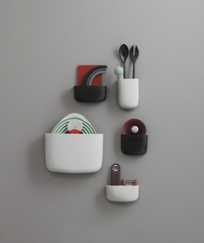 Normann Cph Pocket Organizer str 1 lysegrå vegg oppbevaring
