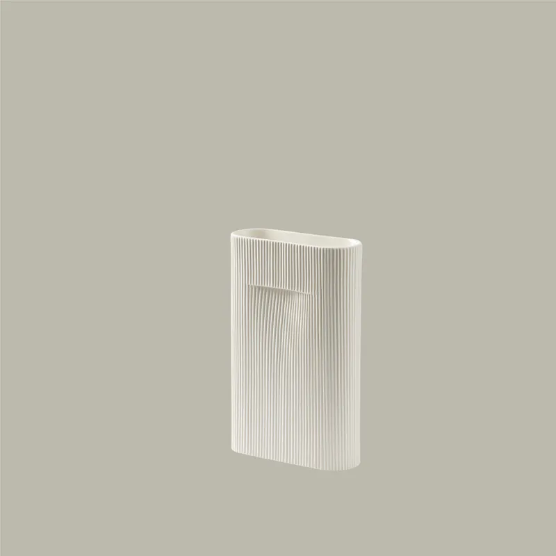 Muuto Ridge Vase Off-White H 48,5 cm