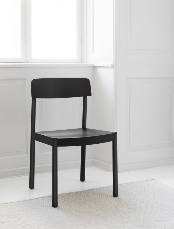 Normann Copenhagen Timb Chair, Black, Svart Ask Spisestol Stol