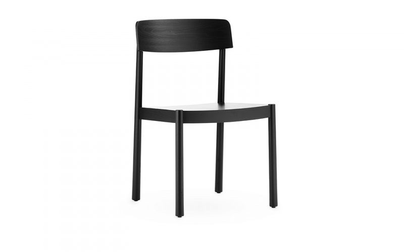 Normann Copenhagen Timb Chair, Black, Svart Ask Spisestol Stol