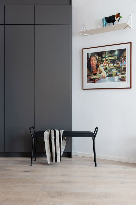 Maze Anytwo Black, Black leather, Benk med svart skinnsete