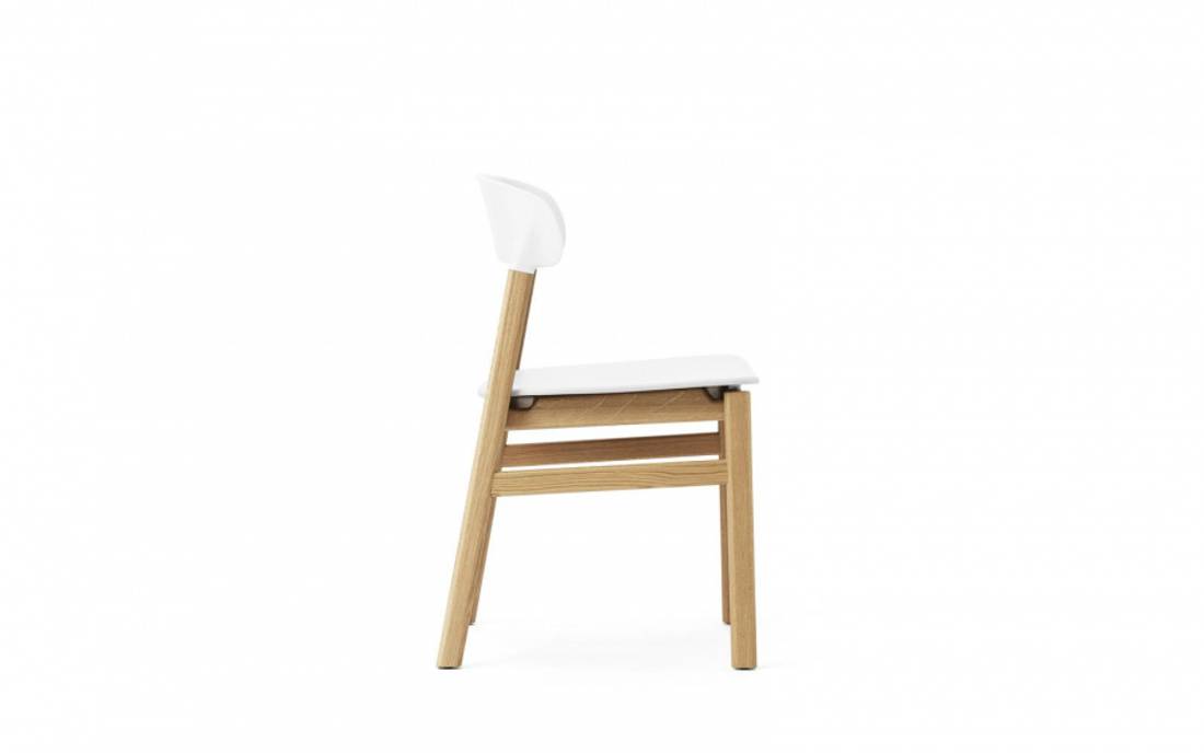 Normann Copenhagen Herit Chair, Oak White Hvit Spisestol Stol