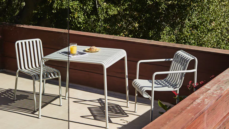 HAY Palissade Chair Sky Grey, Stol Spisestol