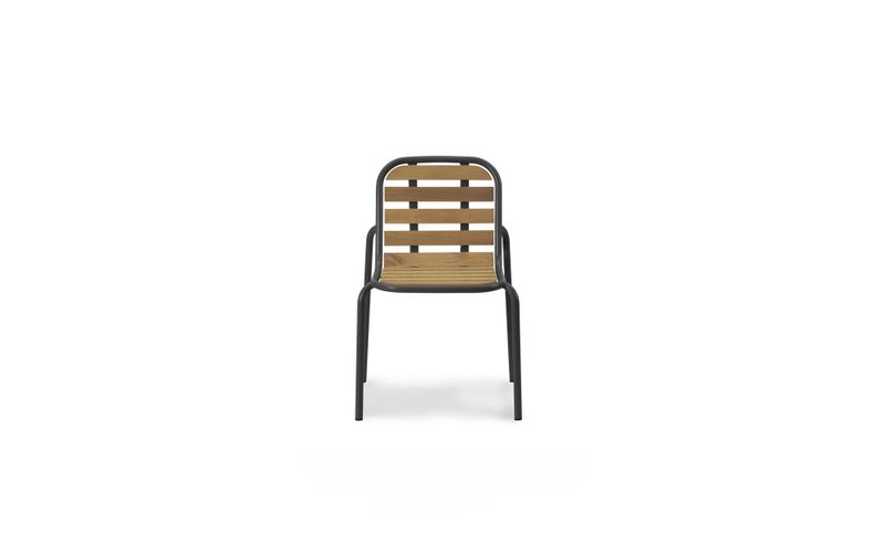 Normann Copenhagen Vig Chair Robinia Black, Svart Utestol Stol