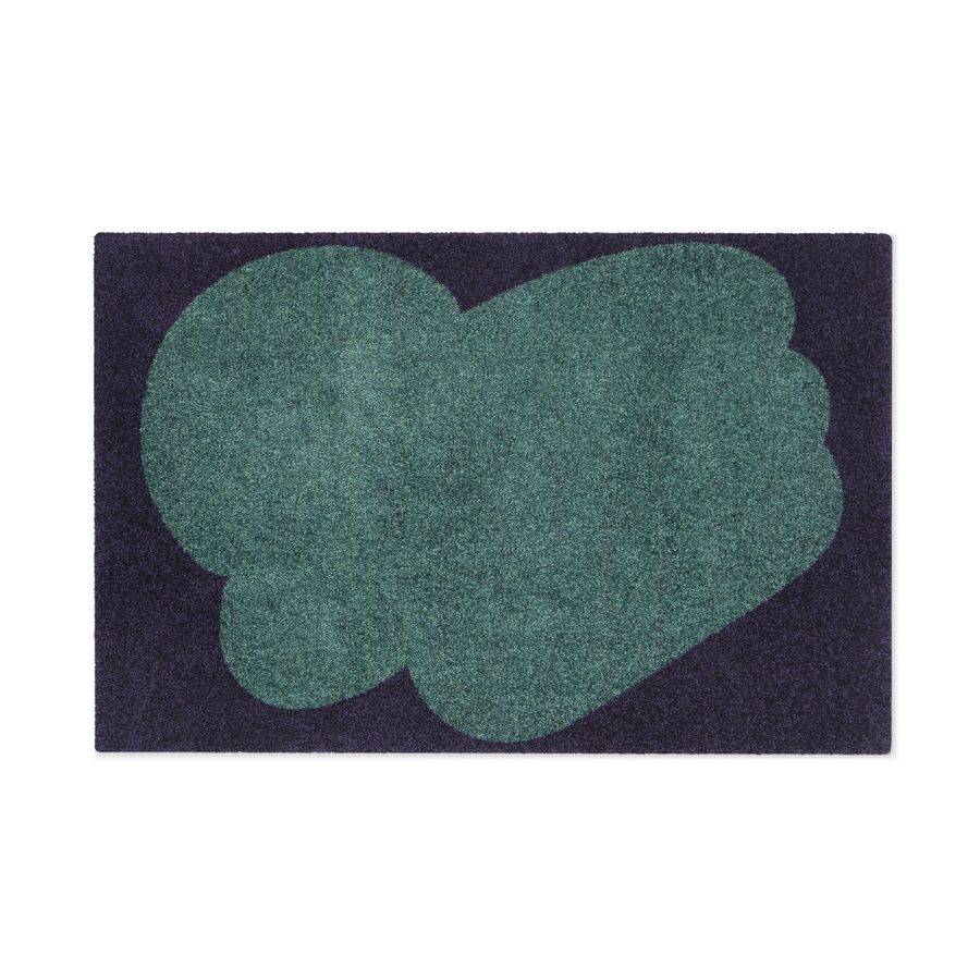 HEYMAT 81 x 122 X Sight Unseen Emerald Door Mat Dørmatte teppe