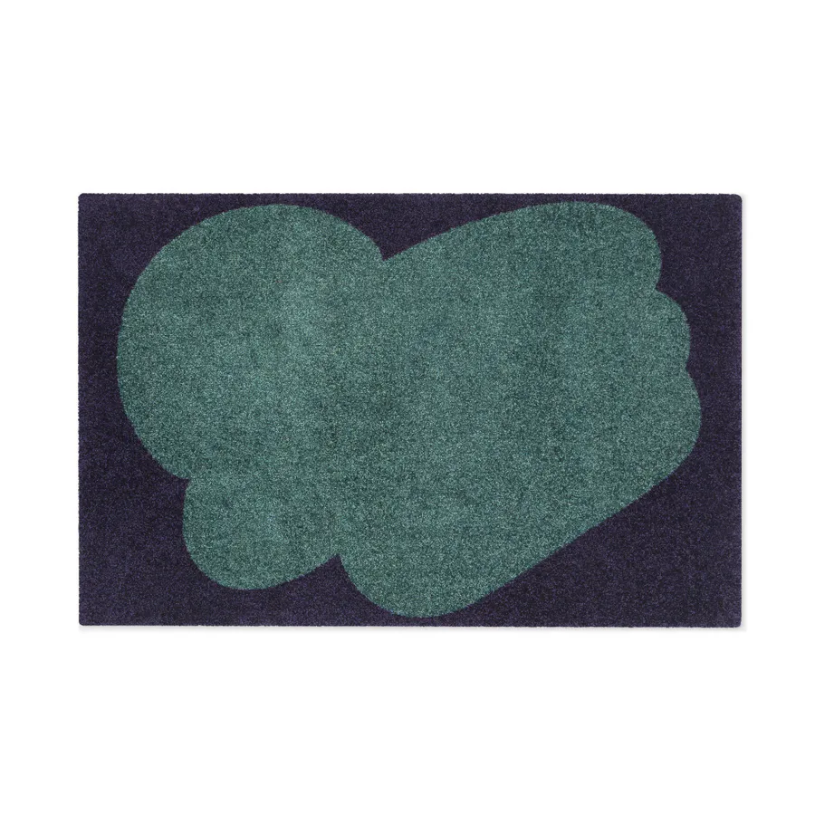 HEYMAT 58 x 81 X Sight Unseen Emerald Door Mat Dørmatte teppe