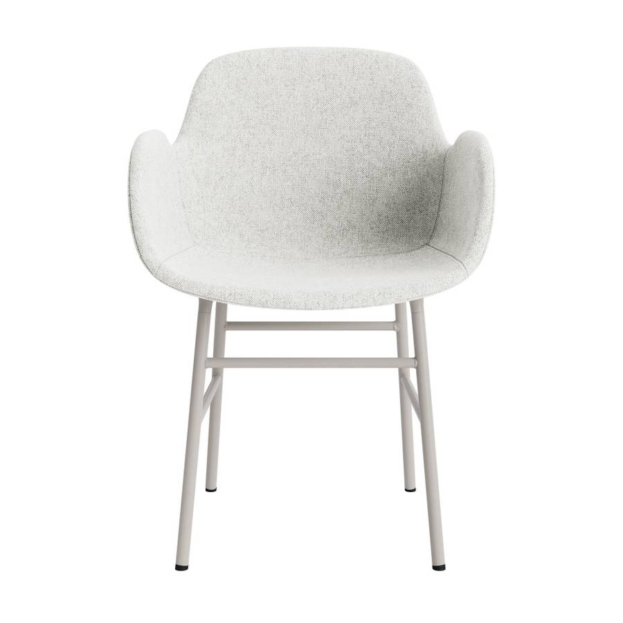 Normann Copenhagen Form Armchair Hallingdal 110 Grey stålben