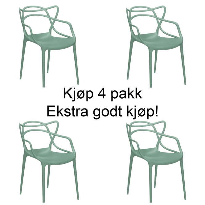 Hovedbilde 4 stk - Kartell Masters ...