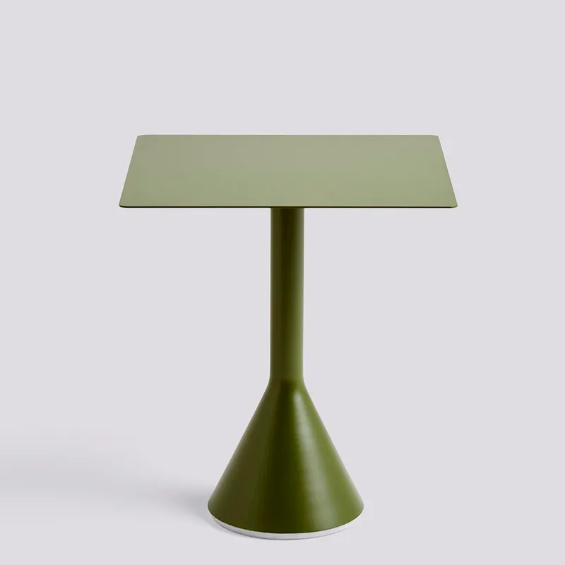 HAY Palissade Cone Table 65 x 65 H 74 Olive Utebord bord