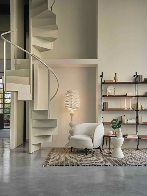 Kartell Kabuki Floor Lamp Indoor White Hvit lampe, gulvlampe
