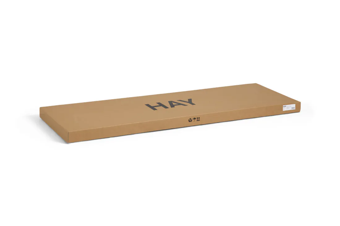 HAY Colour Rack S-shape Black, Svart stumtjener romdeler