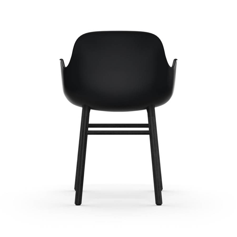 Normann Copenhagen Form Armchair Black oak Black, Svart Eik stol