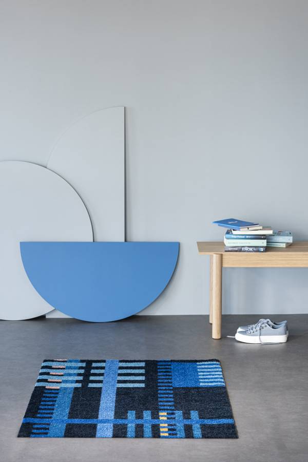 HEYMAT Loom Bauhaus Blue 60x85 Drmatte 