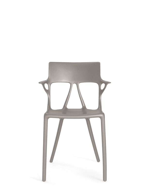Kartell A. I. Chair Grey Dining Chair, spisestol, Grå