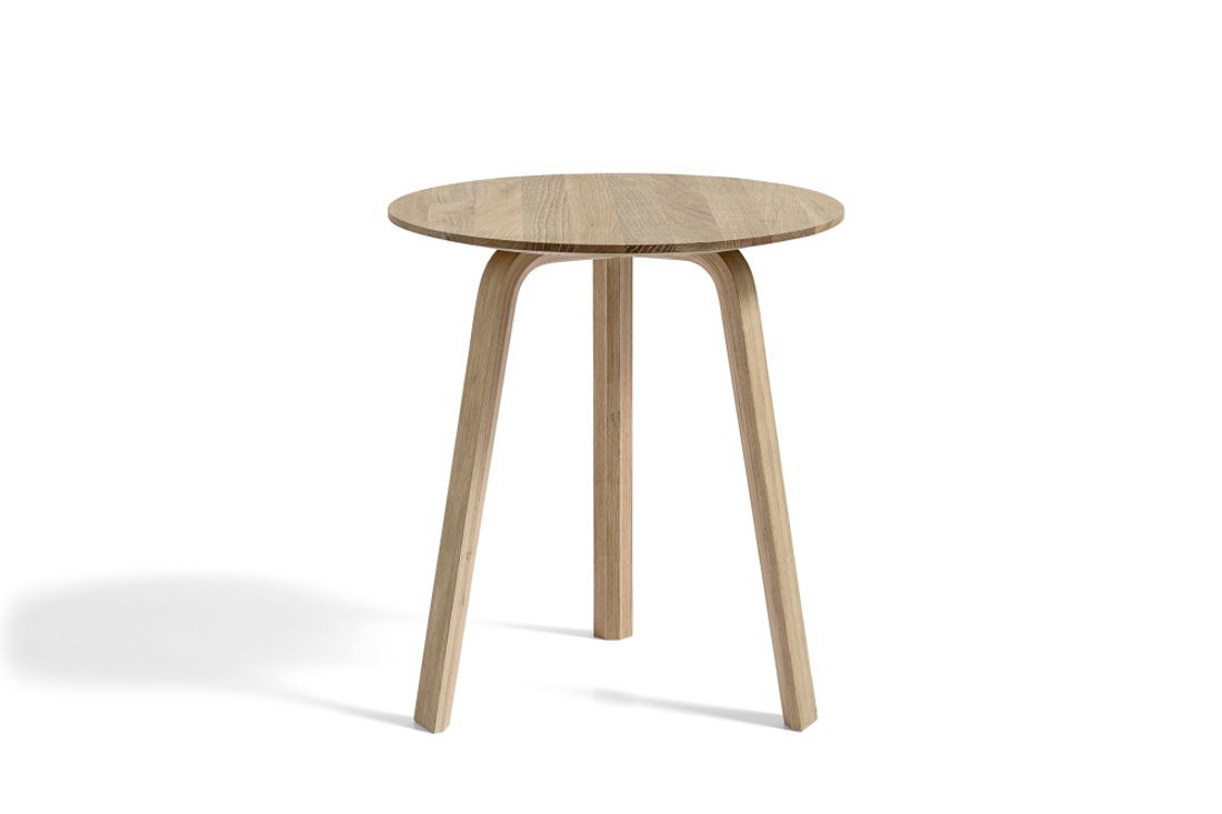 Hay Bella Ø 45 H49 WB Lacquered Oak  Coffe Table, Stuebord