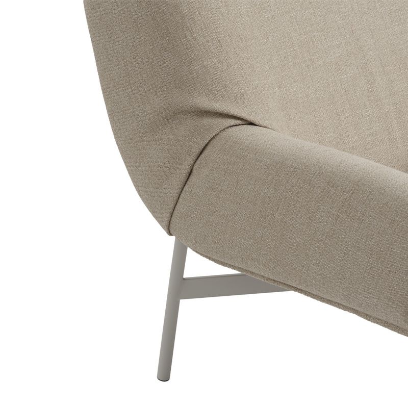 Muuto Wrap Lounge Chair Ecriture 240 Grey, Grå Loungestol