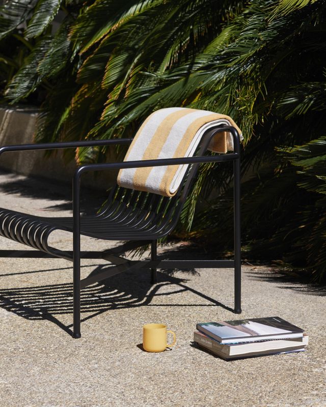 HAY Palissade Lounge Chair Low, Anthracite Hagestol Loungestol