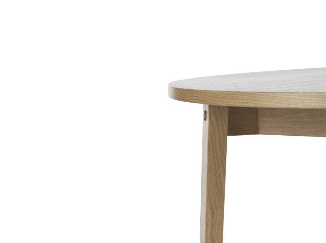 Normann Copenhagen Slice Dining Table Vol.2 Ø 95 cm Oak, Eik