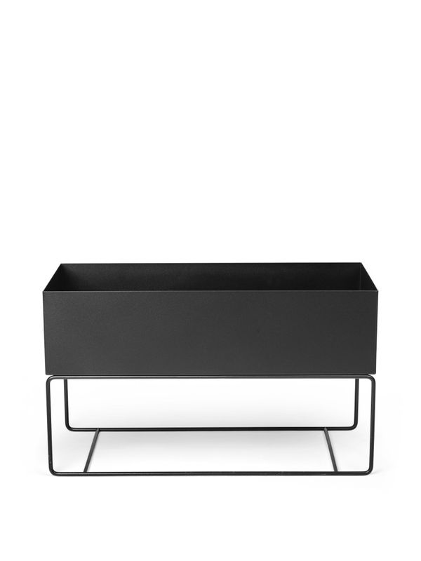Ferm Living Plant Box Large Black, Svart Plantekasse