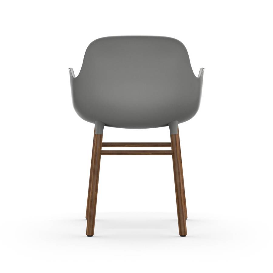 Normann Copenhagen Form Armchair Walnut Grey, Gr spisestol